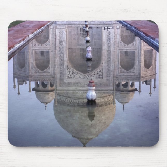 Taj Mahal reflection, Agra, Uttar Pradesh, Mouse Pad (Front)