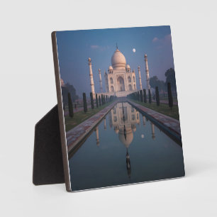 Taj Mahal Reflection Gift Wrap – Serene Moonlit Ar Plaque