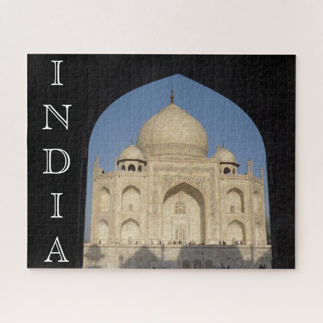 taj mahal silhouette jigsaw puzzle (Horizontal)