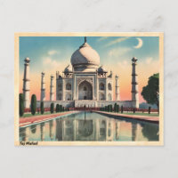 Taj Mahal Vintage Travel