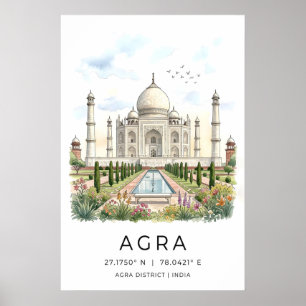 Taj Mahal Wall Art Elegant Ivory Design - Symmetry