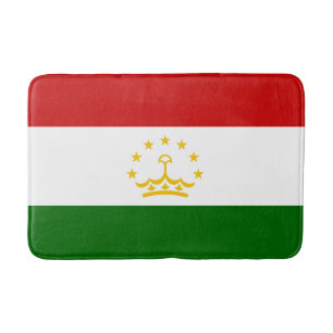 Tajikistan Flag Bath Mat