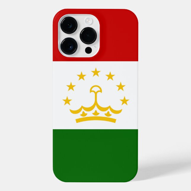 Tajikistan flag iPhone case (Back)