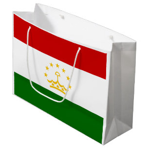 Tajikistan Flag Large Gift Bag