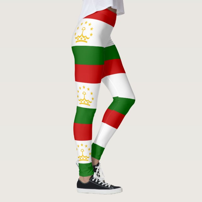 Tajikistan Flag Leggings (Right)