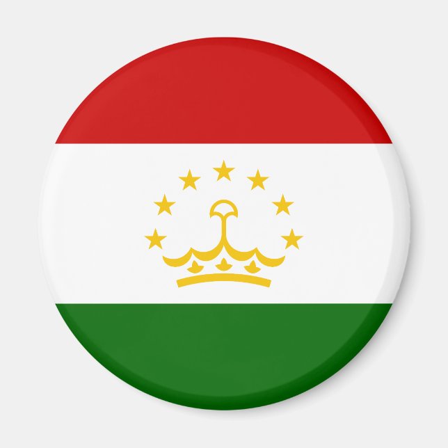 Tajikistan Flag Magnet (Front)