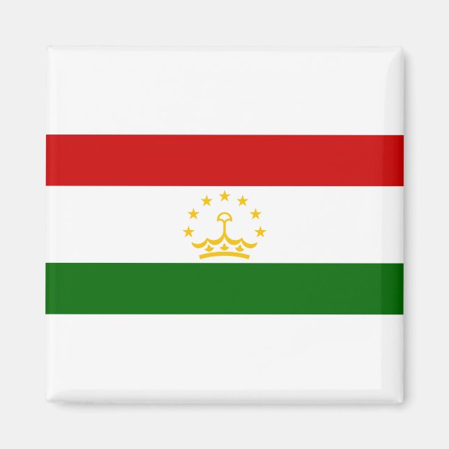 Tajikistan Flag Magnet (Front)