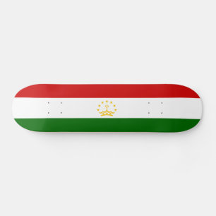 Tajikistan Flag Skateboard