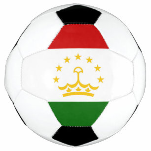 Tajikistan flag soccer ball