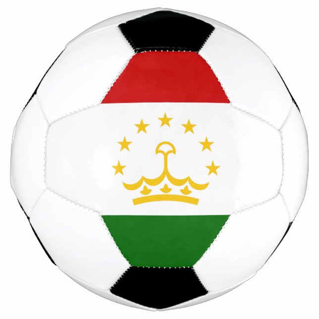 Tajikistan flag soccer ball (Front)