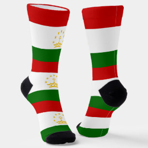 Tajikistan Flag Socks