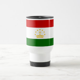 Tajikistan Flag Travel Mug