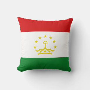 Tajikistan Flag x Flag Pillow