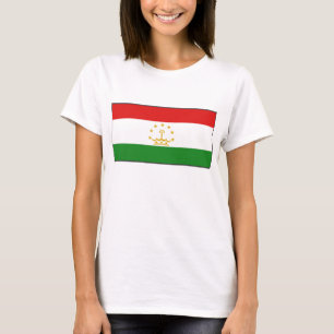 Tajikistan Flag x Map T-Shirt