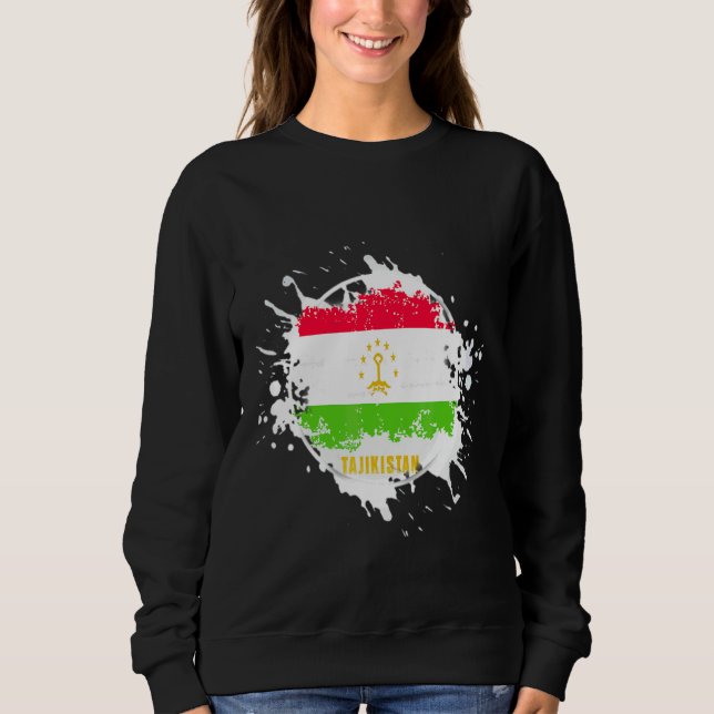 Tajikistan Splash Sweatshirt (Front)