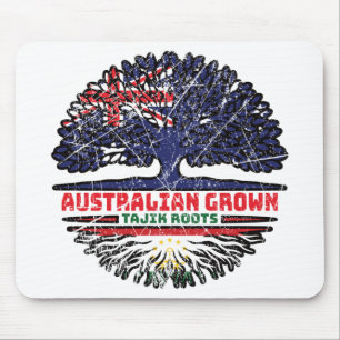 Tajikistan Tajik Australian Australia Tree Roots Mouse Pad