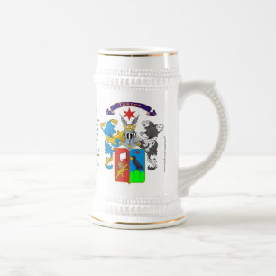 Takacs, the Origin, the Meaning and the Crest Beer Stein
