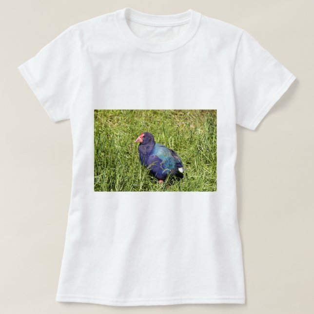 Takahe, endangered native New Zealand bird T-Shirt (Design Front)