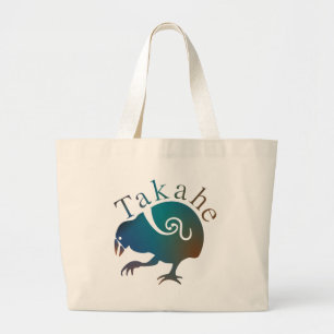 Takahe Flightless native New Zealand bird Large Tote Bag