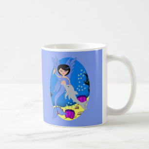 Takara the Merfaery and Dolphin Mug