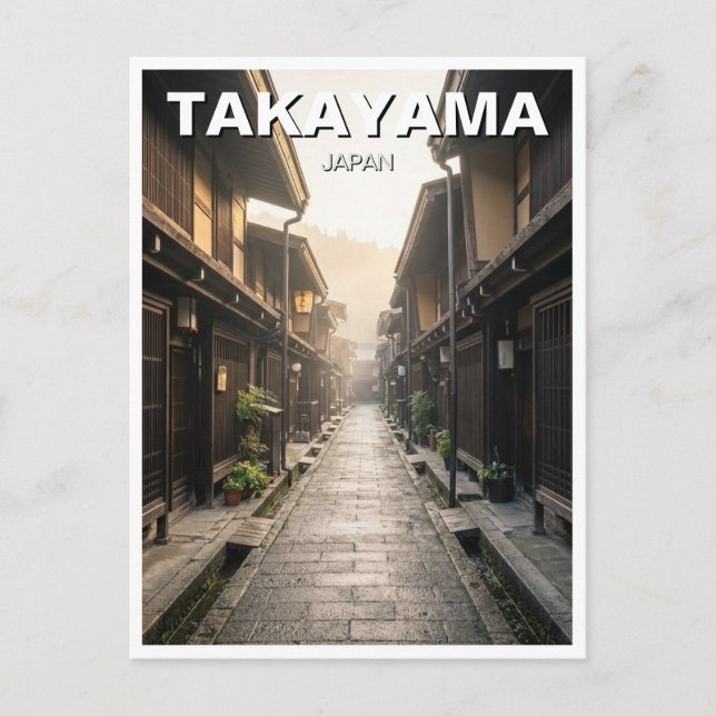Takayama Japan Travel Postcard (Front)