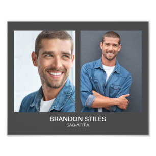 Take 2 Acting Headshot 8x10 Double Photo Print