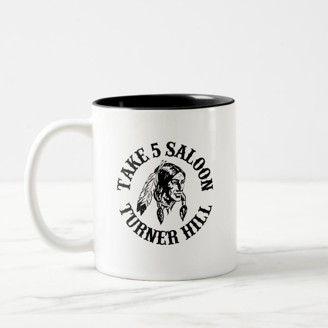 Take 5 Logo Coffee Cup (Left)