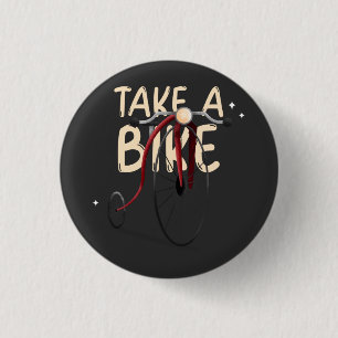 Take A Bike 3 Cm Round Badge