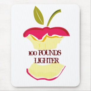 Take a Bite Weight Loss Apple  Nutrition Diet Mouse Pad