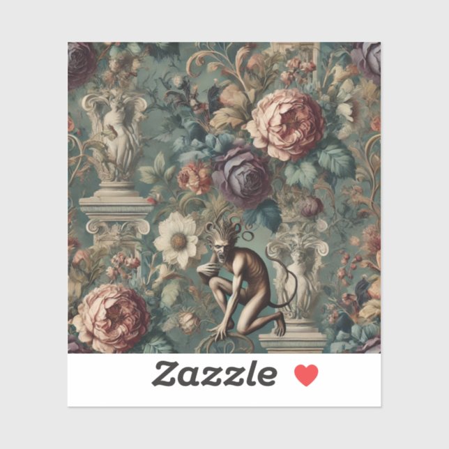 Take a Bow – Gothic Floral Design (Sheet)