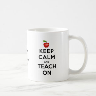 Take a Break, Keep Calm and Teach On Coffee Mug