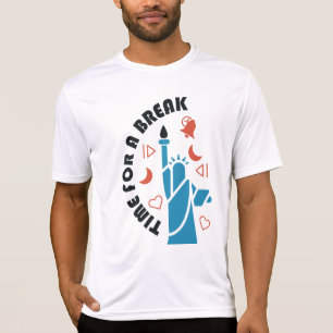 Take a break refreshing cool and fun filled design T-Shirt