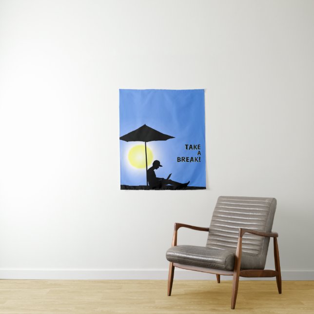 "Take a Break!" Tapestry (In Situ)
