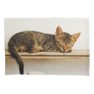 Take a cat nap with a cat! pillowcase