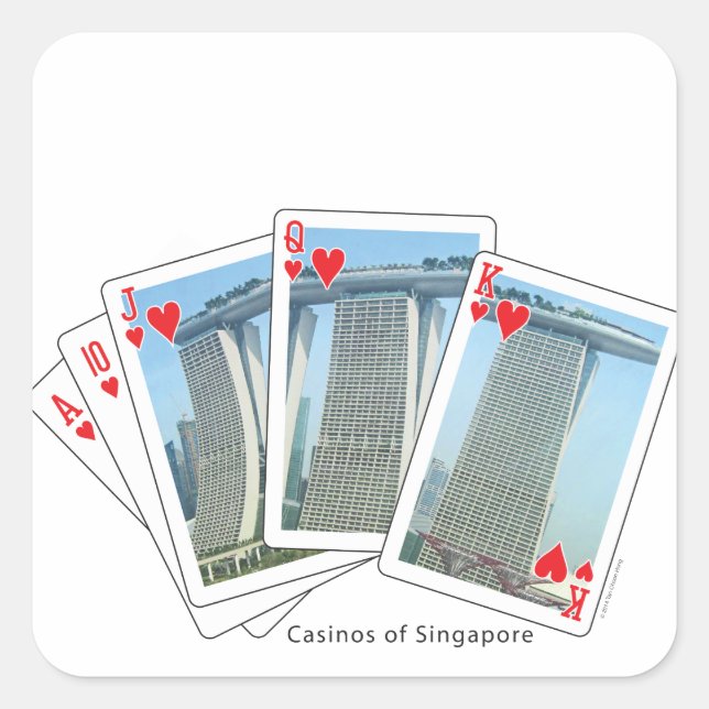 Take A Chance On Me - Customisable Square Sticker (Front)