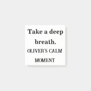 Take a Deep Breath – Custom Relaxation Sticky Note