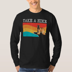 Take A Hike Afghan Hound Graphic Hiking T-Shirt