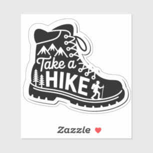 Take a Hike Boot Silhouette Design