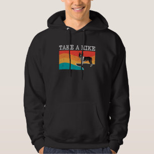 Take A Hike Boston Terrier Graphic Hiking 1 Hoodie