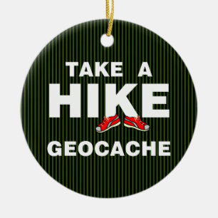 Take A Hike Ceramic Tree Decoration