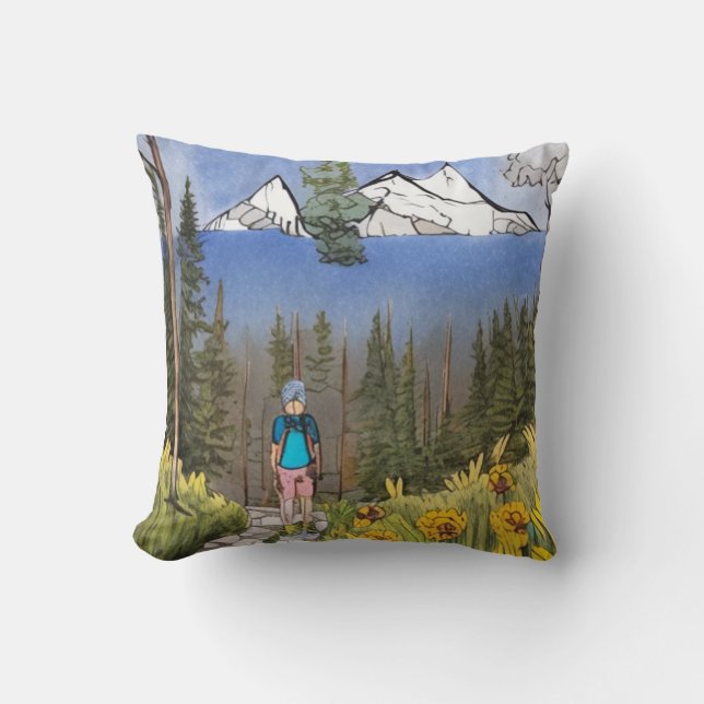Take a Hike Cushion (Front)