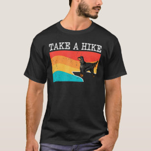 Take A Hike Gordon Setter Graphic Hiking T-Shirt