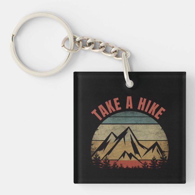 TAKE A HIKE KEY RING (Front)