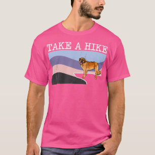 Take A Hike Leonberger Funny Graphic Hiking T-Shirt