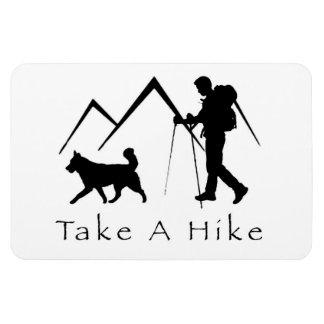 Take A Hike Magnet-Husky Mountains Magnet