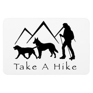 Take a Hike Magnet- Lab/Shepherd Magnet