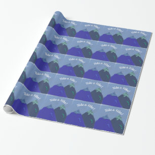 Take a Hike Mountain Peak Wrapping Paper