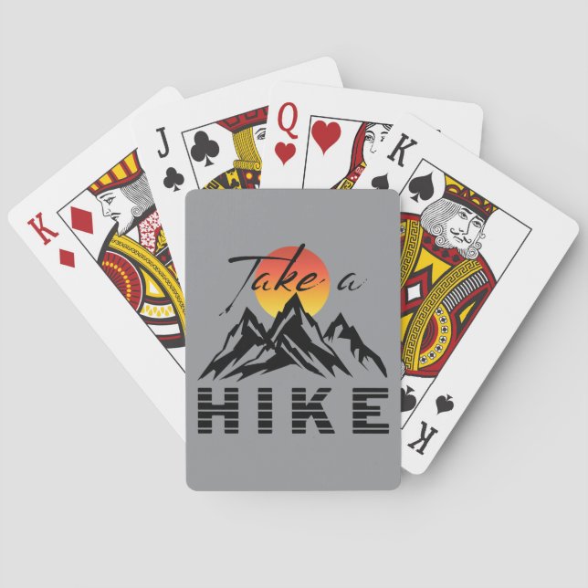 Take A Hike Playing Cards (Back)