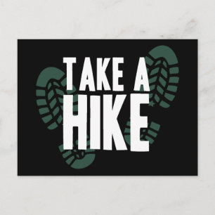 Take A Hike Postcard