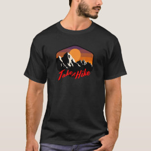 Take A Hike Retro Weathered Outdoor Hiking T-Shirt